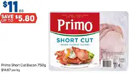 Foodland Primo Short Cut Bacon offer