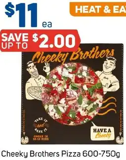 Foodland Cheeky Brothers Pizza offer