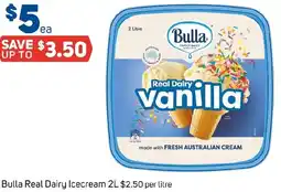 Foodland Bulla Real Dairy Icecream offer