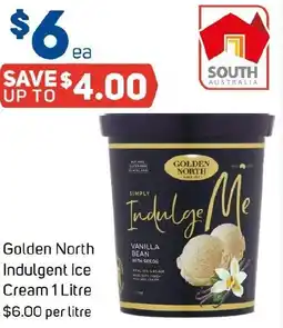 Foodland Golden North Indulgent Ice Cream offer