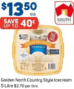 Foodland Golden North Country Style Icecream offer