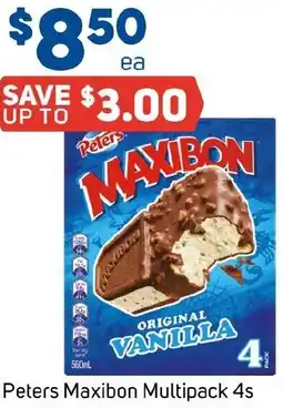 Foodland Peters Maxibon Multipack 4s offer