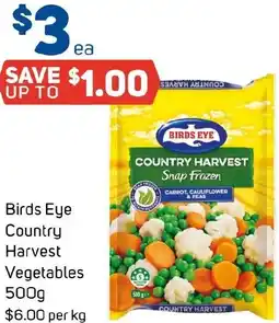 Foodland Birds Eye Country Harvest Vegetables offer