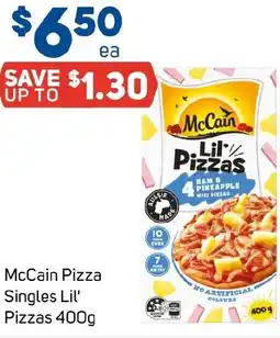 Foodland McCain Pizza Singles Lil' Pizzas offer
