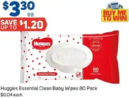 Foodland Huggies Essential Clean Baby Wipes offer