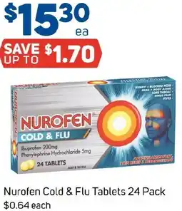 Foodland Nurofen Cold & Flu Tablets offer