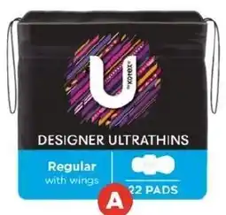 Foodland U by Kotex Ultra Thin Regular with Wings offer