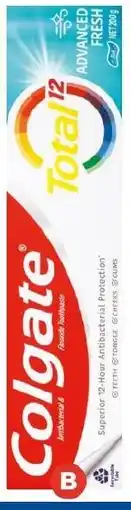 Foodland Colgate Toothpaste Total Active offer
