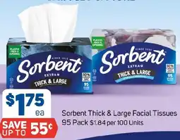 Foodland Sorbent Thick & Large Facial Tissues offer