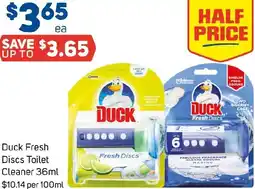 Foodland Duck Fresh Discs Toilet Cleaner offer
