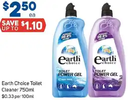 Foodland Earth Choice Toilet Cleaner offer
