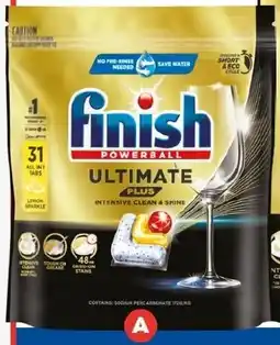 Foodland Finish Ultimate Plus Lemon Dishwashing Tablets offer