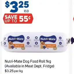 Foodland Nutri-Mate Dog Food Roll offer