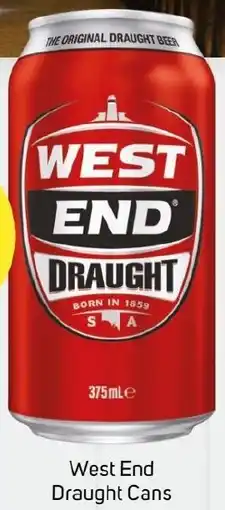 West End Draught Cans