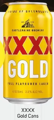 Foodland XXXX Gold Cans offer