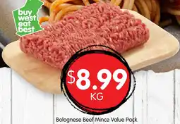 Spudshed Bolognese Beef Mince Value Pack offer