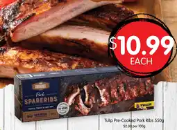 Spudshed Tulip Pre-Cooked Pork Ribs offer
