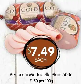Spudshed Bertocchi Mortadella Plain offer
