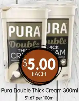 Spudshed Pura Double Thick Cream offer