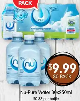 Spudshed Nu-Pure Water offer