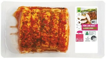 Woolworths Woolworths COOK Pork Loin Mini Roast with Herbs & Spices offer
