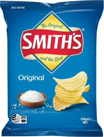 Woolworths Smith’s Crinkle Cut 150-170g offer