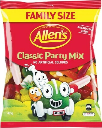 Woolworths Allen’s Family Size Bags 300-465g offer