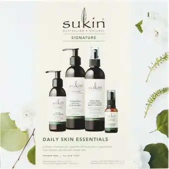 Woolworths Sukin Signature Favourites Gift Pack offer