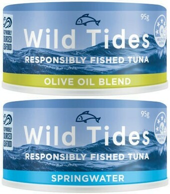 Coles Wild Tides Tuna 95g offer