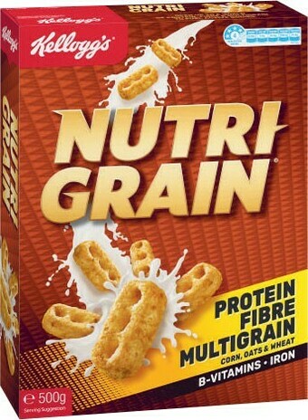 Coles Kellogg’s Nutri Grain Cereal 500g offer