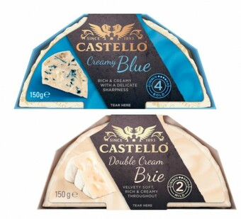 Coles Castello Blue or Double Cream Brie 150g offer