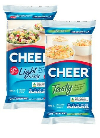 Coles Cheer Cheese Block 500g offer