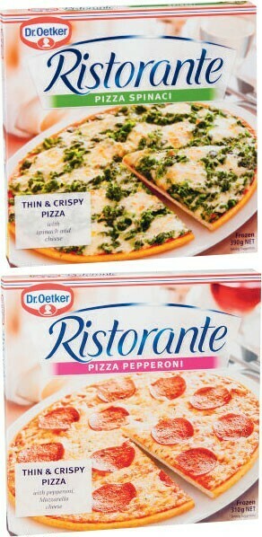 Coles Dr. Oetker Ristorante Pizza 310g-390g offer