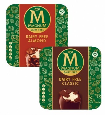 Coles Streets Magnum Dairy Free 3 Pack 270mL offer
