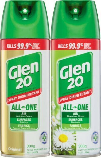 Coles Glen 20 Disinfectant Spray 300g offer