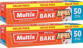 Coles Multix Non Stick Bake Paper 50 Metre offer