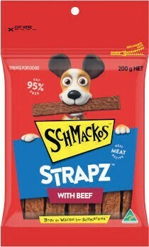 Coles Schmackos Dog Treats 200g offer