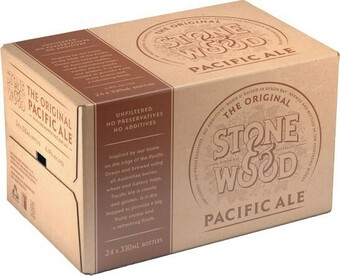 Coles Stone & Wood Pacific Ale Bottles 24x330mL offer
