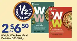 Ritchies Weight Watchers Meal Varieties offer