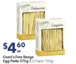 Ritchies Guzzi's Free Range Egg Pasta offer