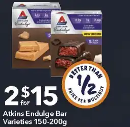 Ritchies Atkins Endulge Bar offer