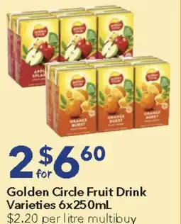 Ritchies Golden Circle Fruit Drink offer