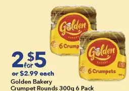 Ritchies Golden Bakery Crumpet Rounds offer