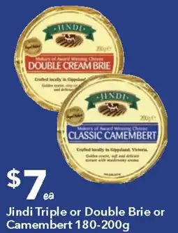 Ritchies Jindi Triple or Double Brie or Camembert offer