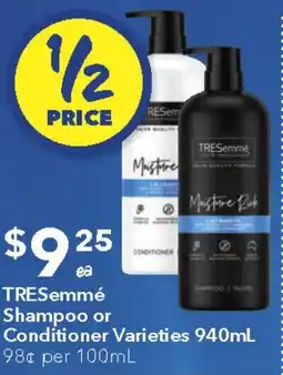 Ritchies TRESemmé Shampoo or Conditioner offer