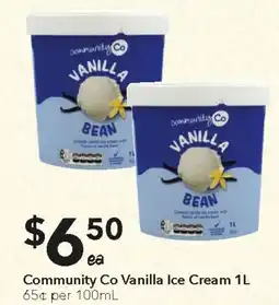 Ritchies Community Co Vanilla Ice Cream offer