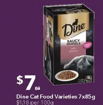 Ritchies Dine Cat Food Varieties offer