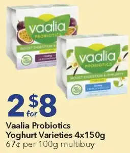 Ritchies Vaalia Probiotics Yoghurt Varieties offer