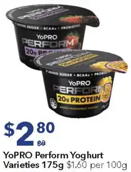 Ritchies YoPRO Perform Yoghurt Varieties offer