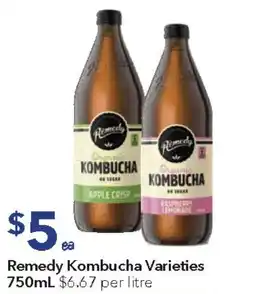 Ritchies Remedy Kombucha offer